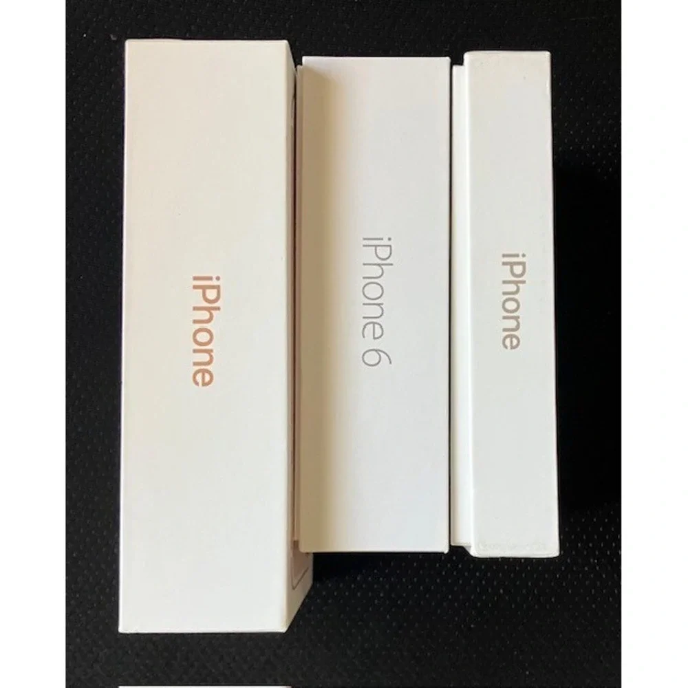 Apple Lot Of Of 3 EMPTY BOXES‎ iPhone 7 Plus, iPhone 6 and iPhone SE and USB